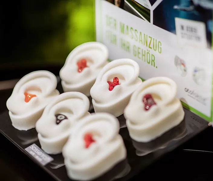 Abbildung verschiedener Hörgeräte